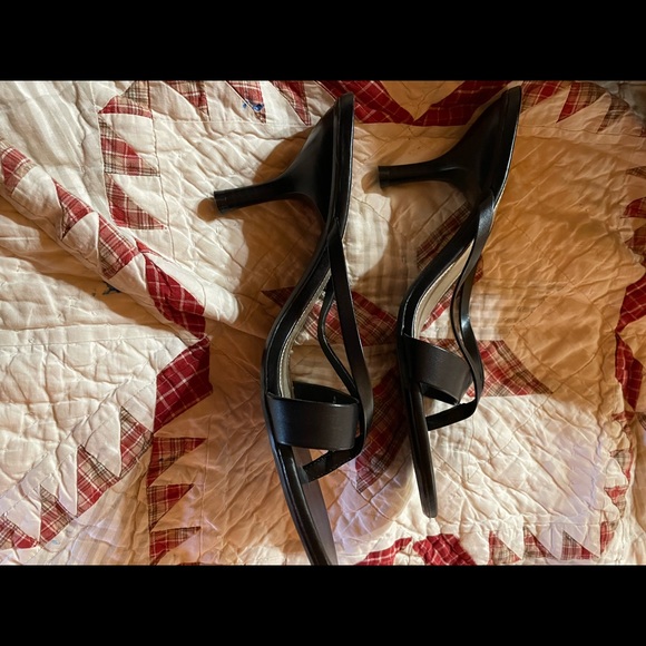 Black Dress Sandals - Picture 2 of 6